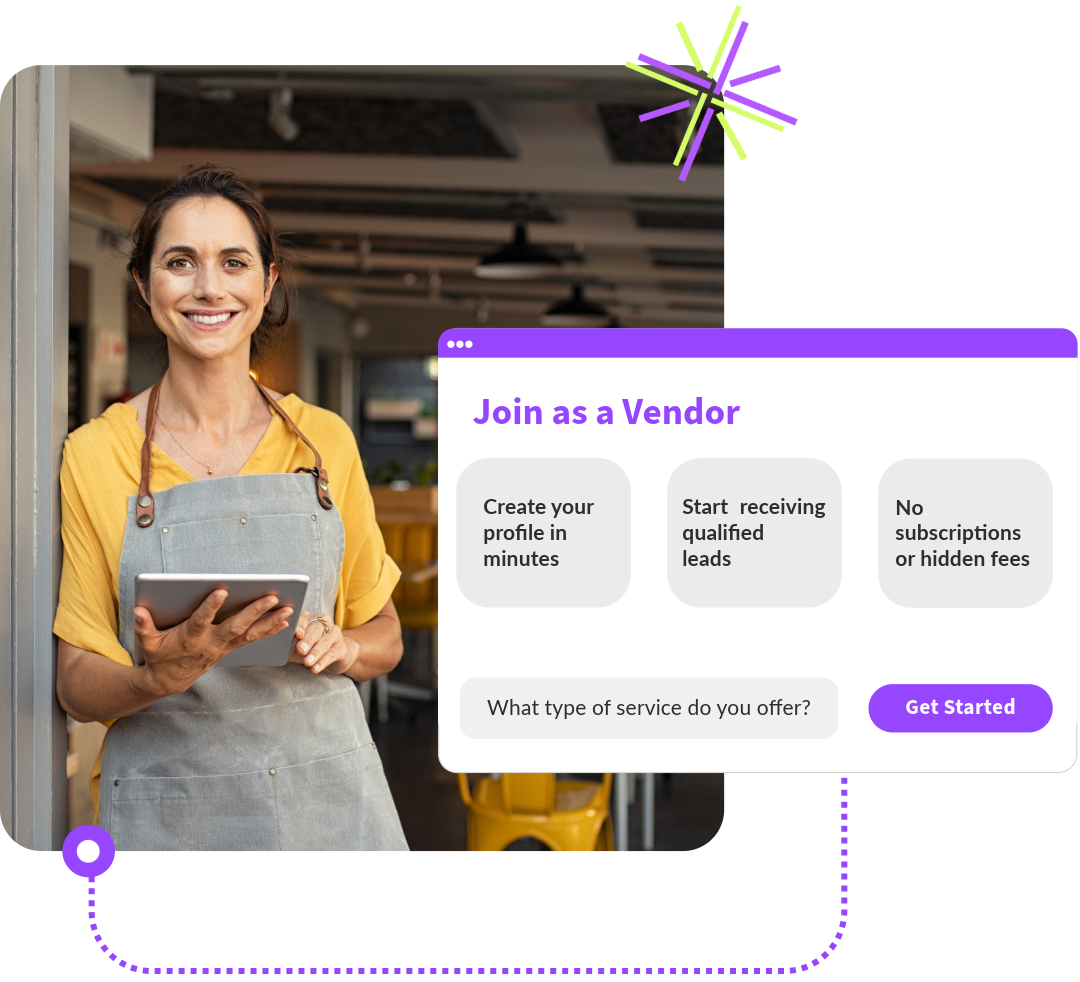 Build your event pro profile on Zamala