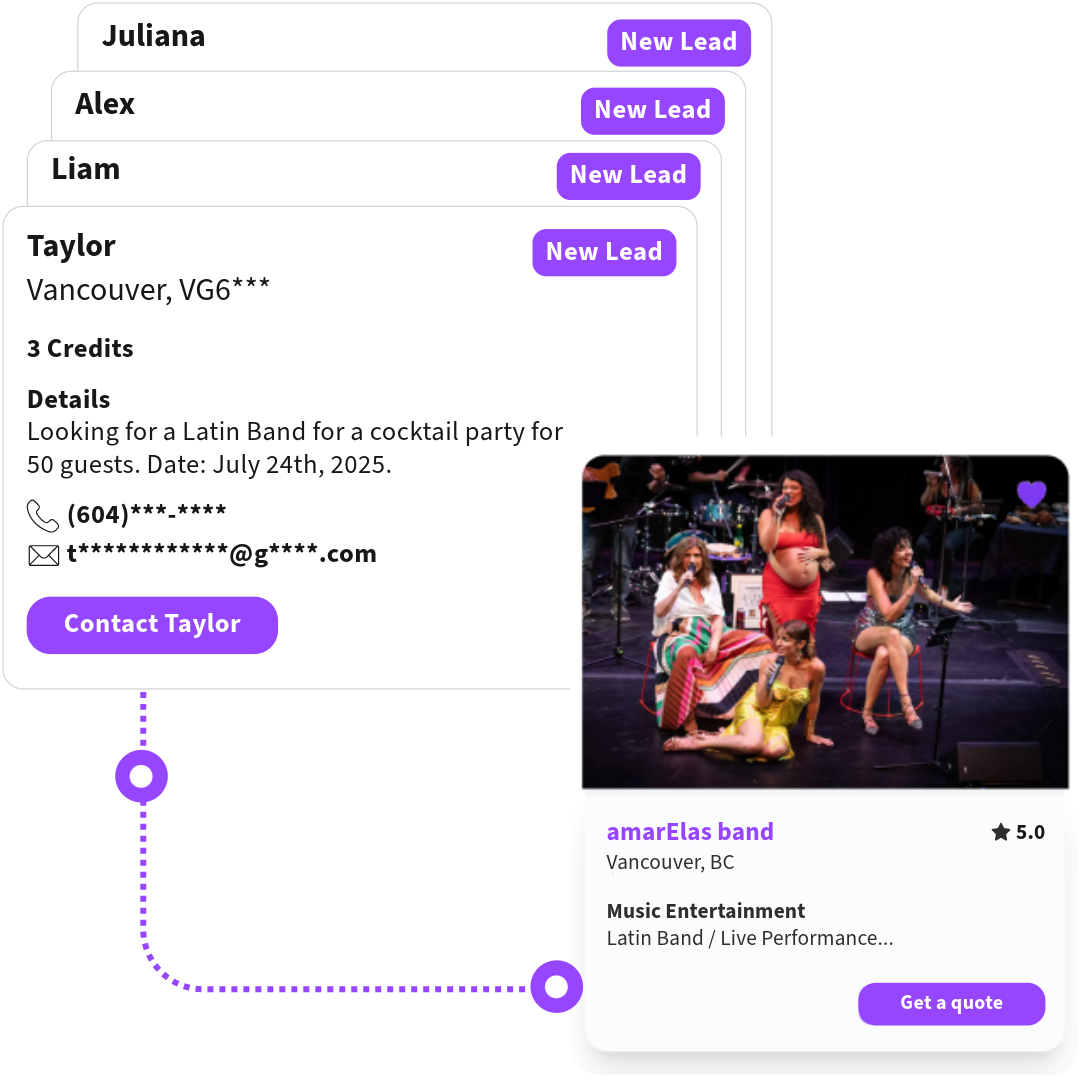 Get AI-matched client requests from Zamala